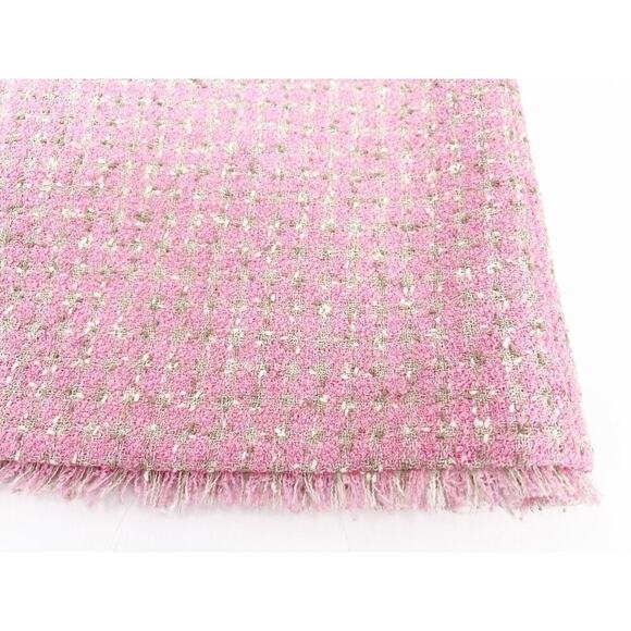 Worth Womens Pink & Tan Tweed Pencil Skirt Preppy Business Career 90s Clueless - Picture 3 of 9